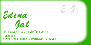 edina gal business card